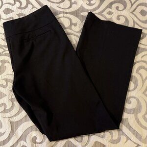 Laundry By Shelli Segal Dress Pants Womens Size 6 Black Wide Leg EUC